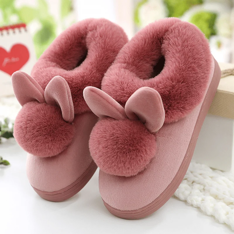 🔥🔥Winter Warm Plush Cartoon Slippers