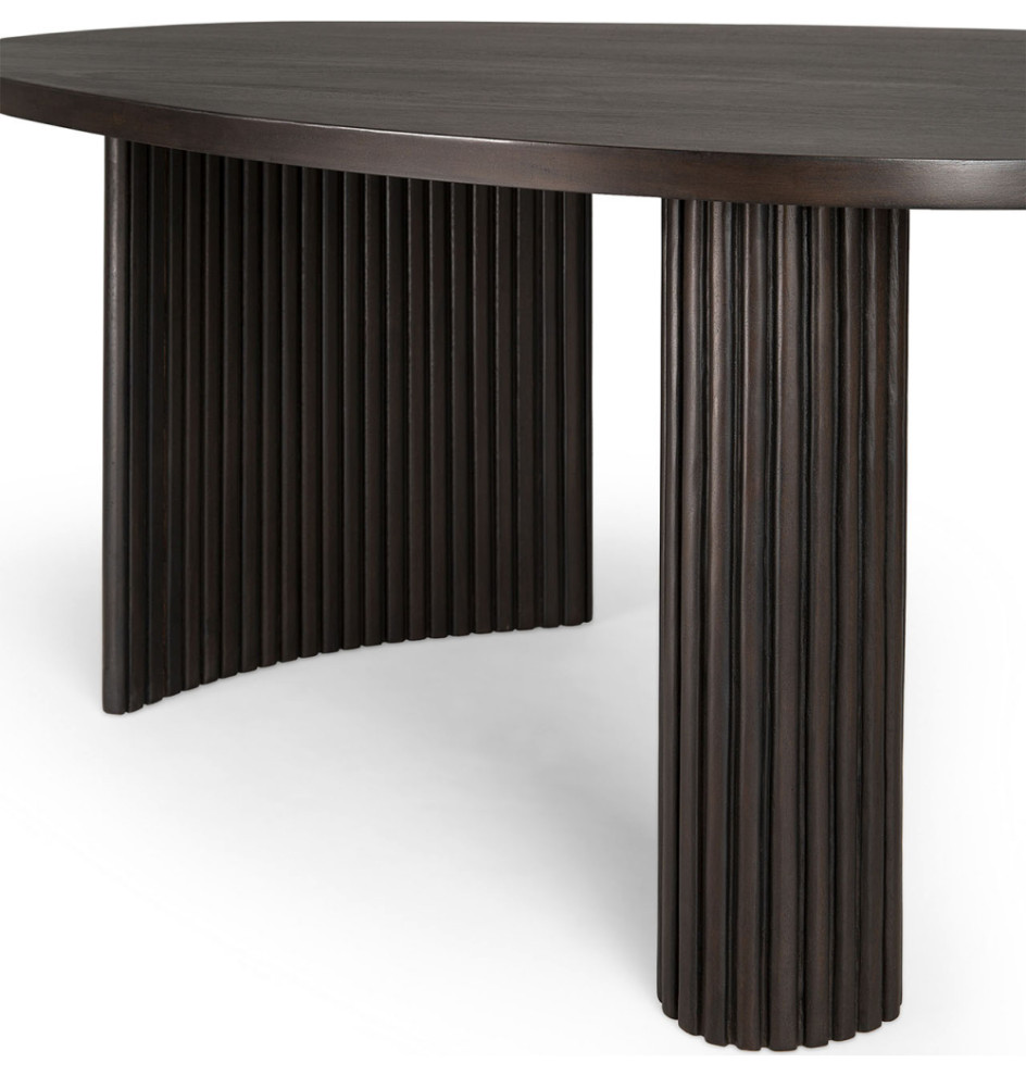 Varnished Mahogany Coffee Table  OROA Boomerang   Transitional   Coffee Tables   by Oroa   Distinctive Furniture  Houzz