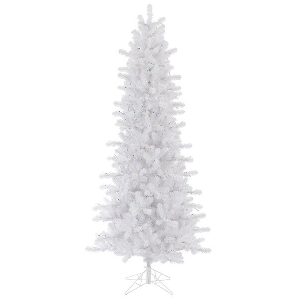 6.5' x 38 Crystal White Pine Slim Tree with 748 Tips