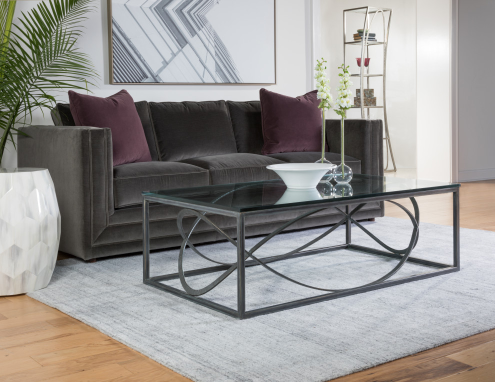 Ellipse Rectangular Cocktail Table   Contemporary   Coffee Tables   by Lexington Home Brands  Houzz