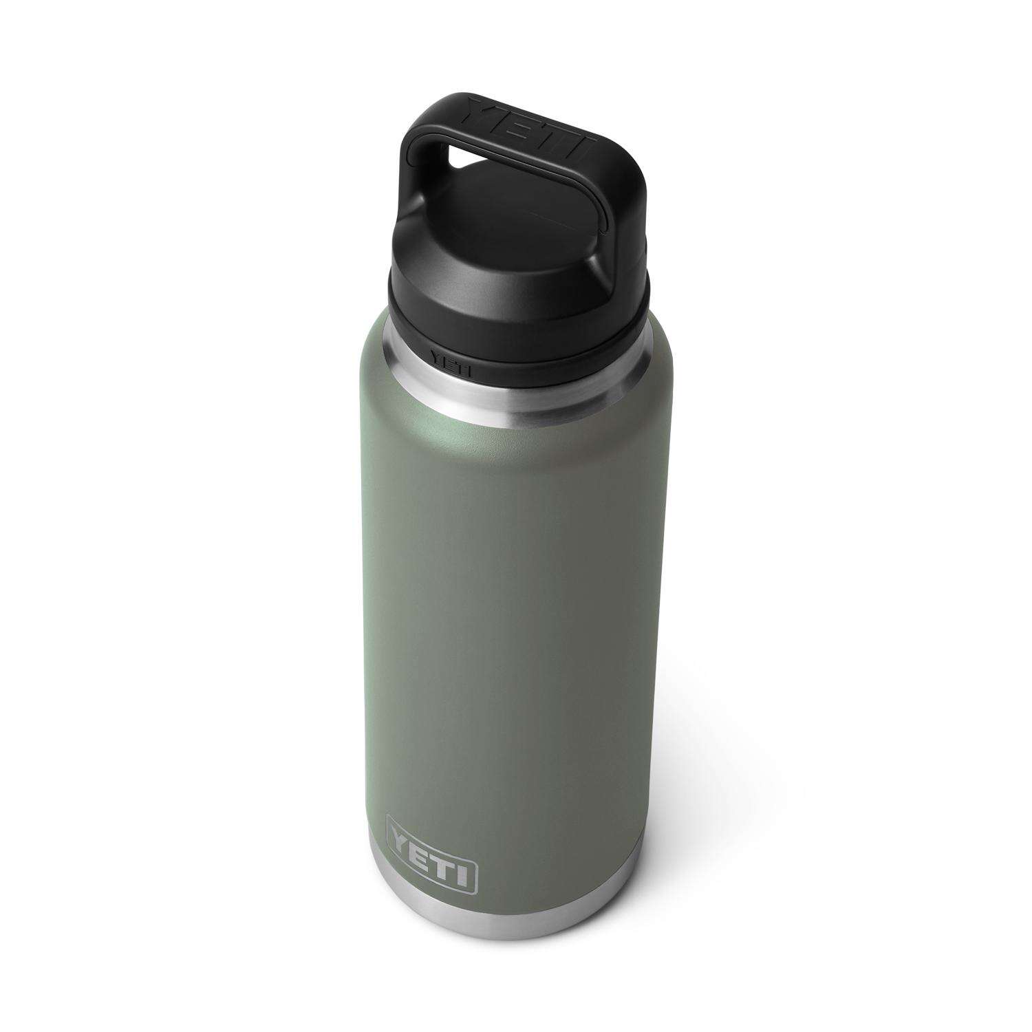 YETI Rambler 36 oz Camp Green BPA Free Bottle with Chug Cap