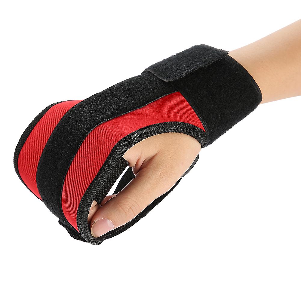 Black Finger Gloves Auxiliary Fixed Gloves Rehabilitation Training Equipment Hand Fist 02