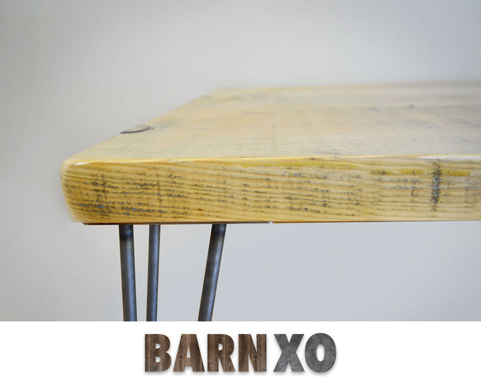 Salvaged Urban Raw Wood Coffee Table 1.65 quotThick   Rustic   Coffee Tables   by Barnxo  Houzz