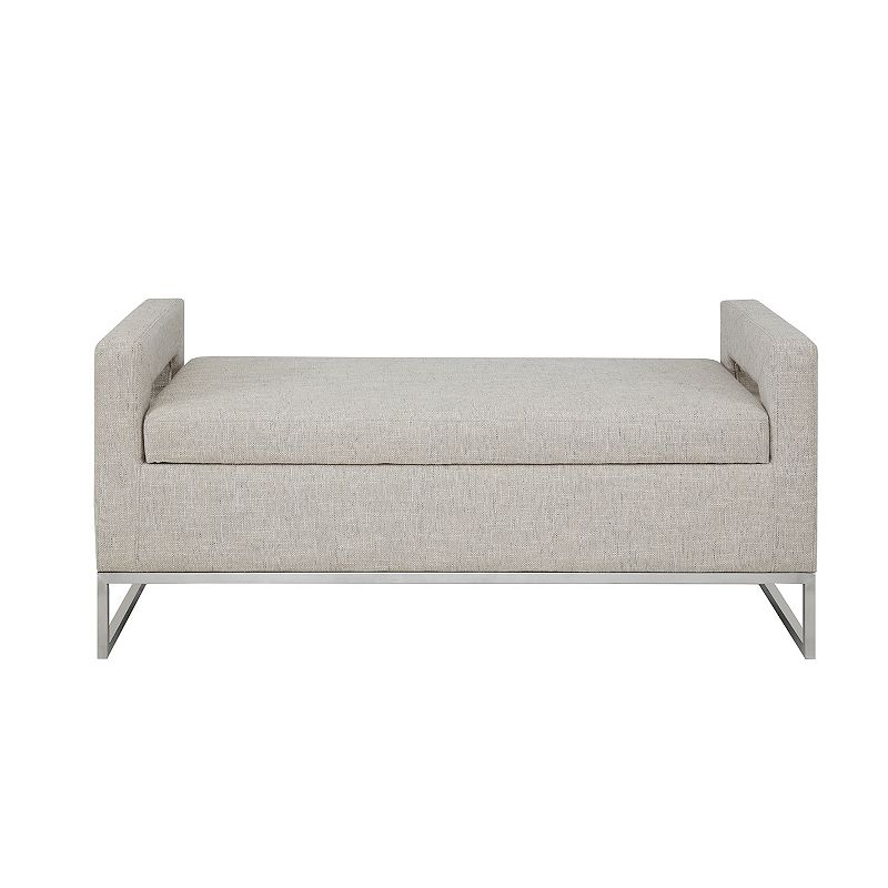 Madison Park Maye Storage Ottoman