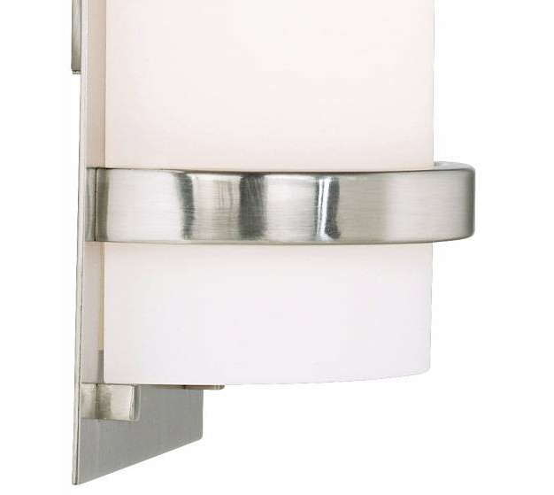 Fixture Etched Opal Glass Shade For Bedroom Bathroom Vanity