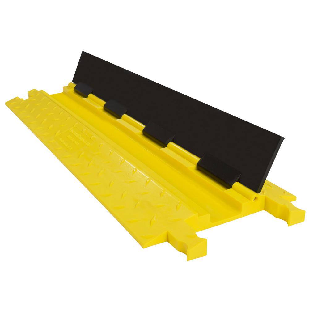 Guardian 1-Channel Polyurethane Cable Protector Ramp for .75 in. Dia Cables CP-1P-16