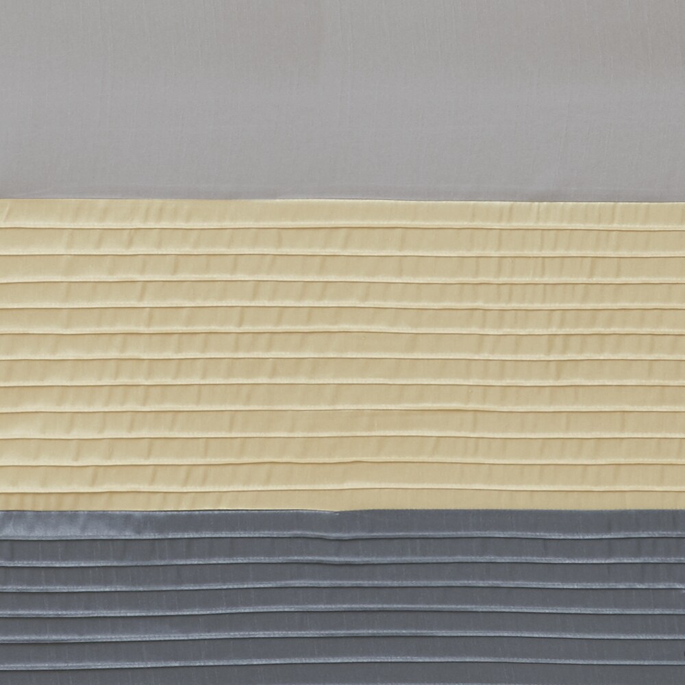Madison Park Selma Polyoni Pintuck Single Window Curtain Panel