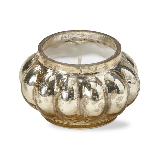 Tag Reflection Filled Candle Antique Gold