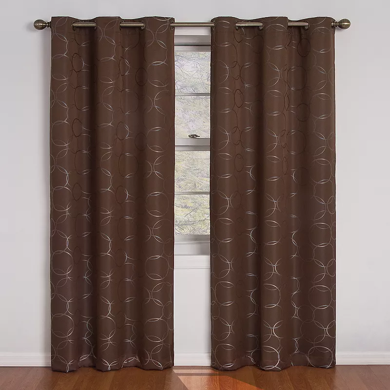 eclipse Meridian Blackout 1-Panel Window Curtain