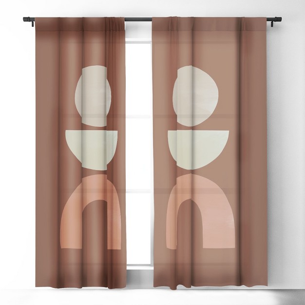 X 84 quot Single Panel Room Darkening Window Curtain Society 6