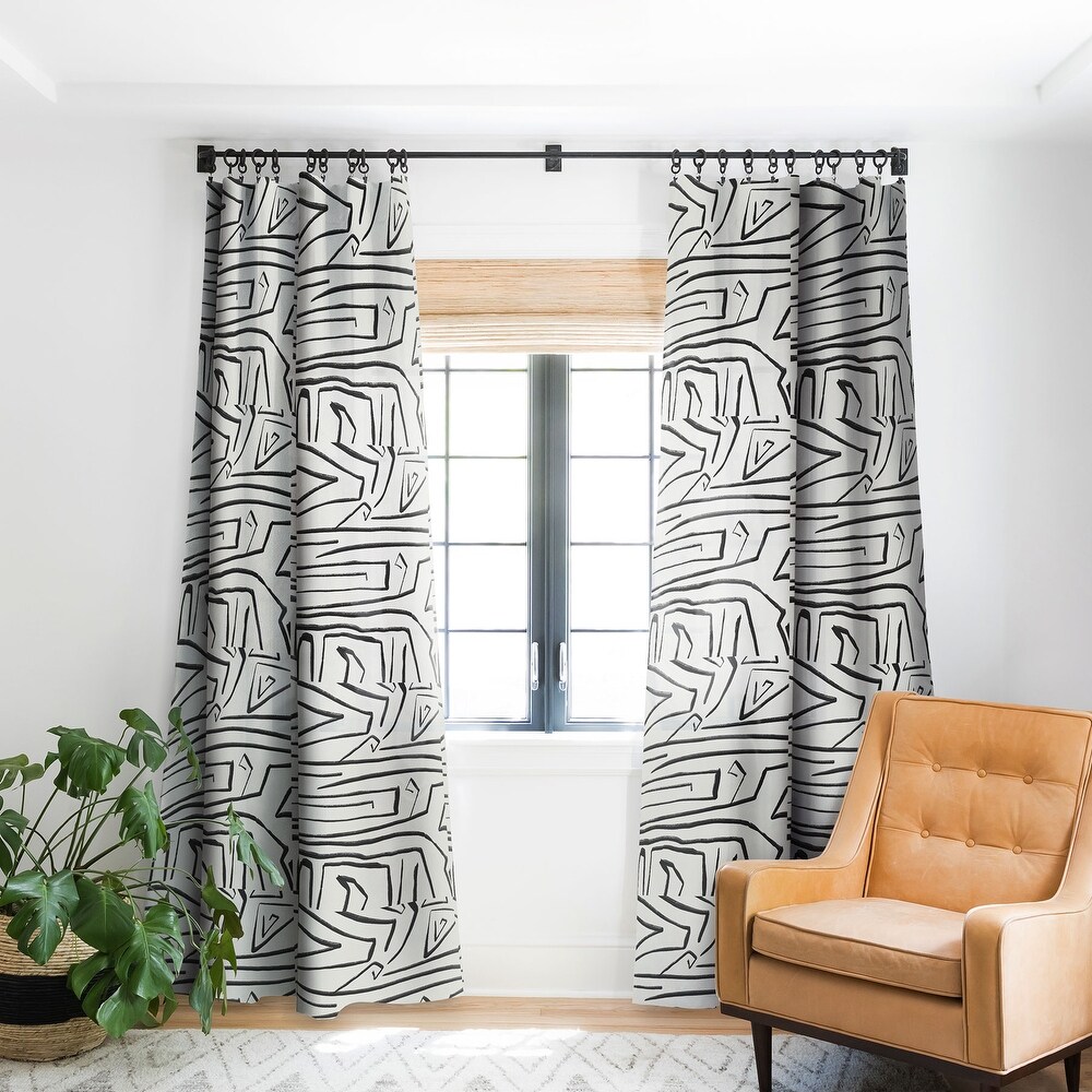 1 piece Blackout Modern Improvisation 02 Made to Order Curtain Panel