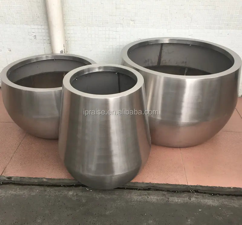 Garden supplies stainless steel metal plant box outdoor vertical garden pots planters