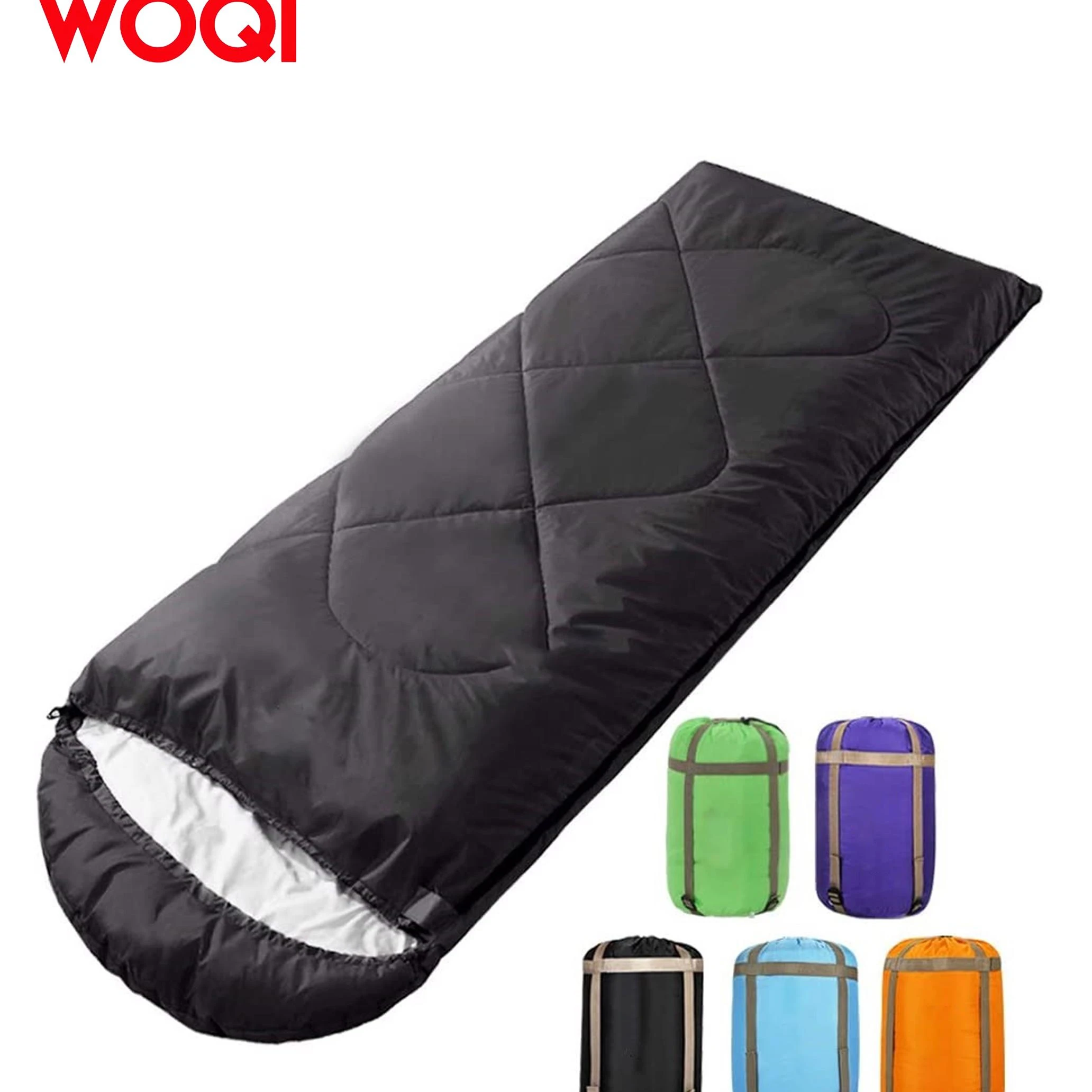 WOQI Self warming Heated Thermal Bivvy Survival Double Compression Sleeping Bag with 2 pillows