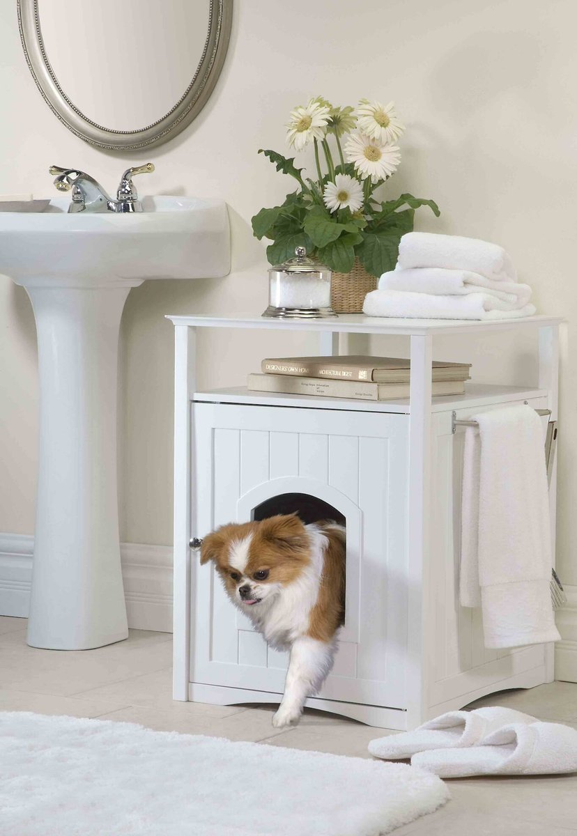 Merry Products Washroom Night Stand Multifunctional Litter Pan Cover