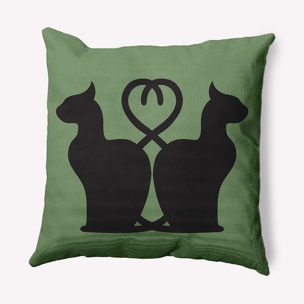 Conniving Cats Indoor/Outdoor Throw Pillow