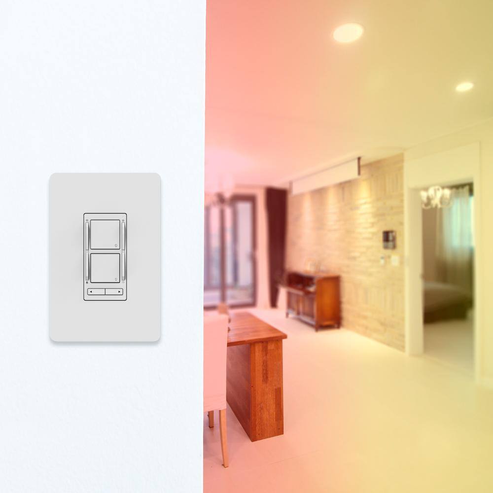 Liteline SPEX Lighting - Smart WIFI Connected by WIZ Specialty Room Controller Wall Switch Dimmer 4 Selectable Scenes Tunable SLWZ-SNC-01