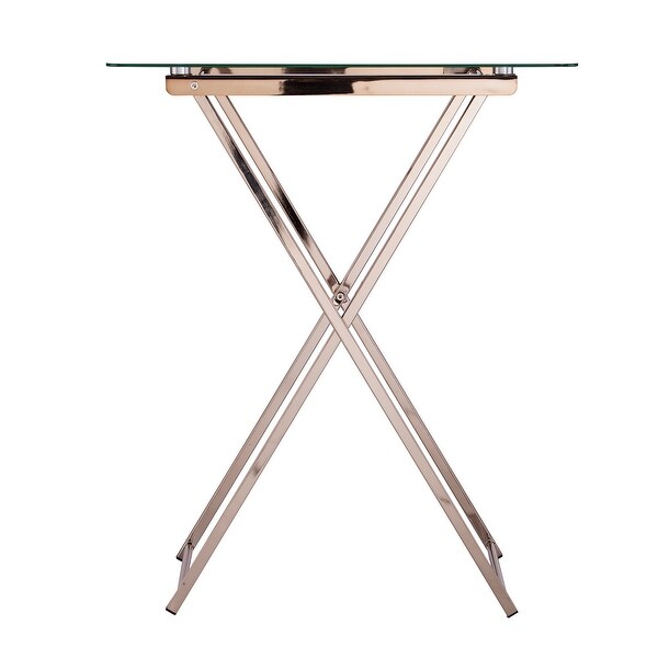 SEI Furniture Hinding Folding Tray Table