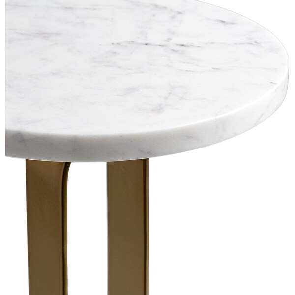 Donovan Marble End Table - 24