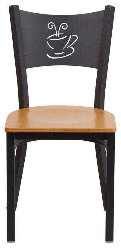 HERCULES Series Coffee Back Metal Restaurant Chair Vinyl Seat   Transitional   Dining Chairs   by Beyond Design  ampMore  Houzz