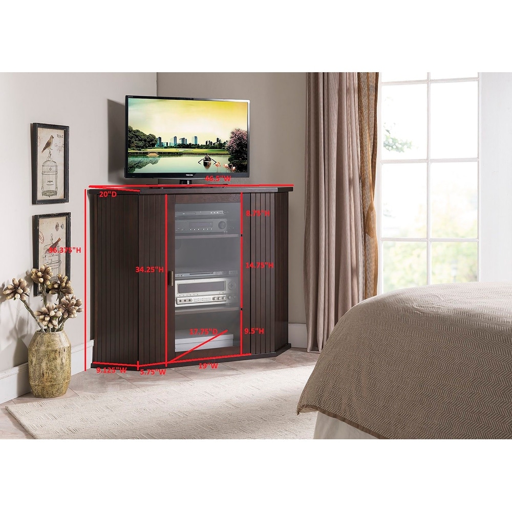 Wood Corner TV/Entertainment Center   47 inches in width