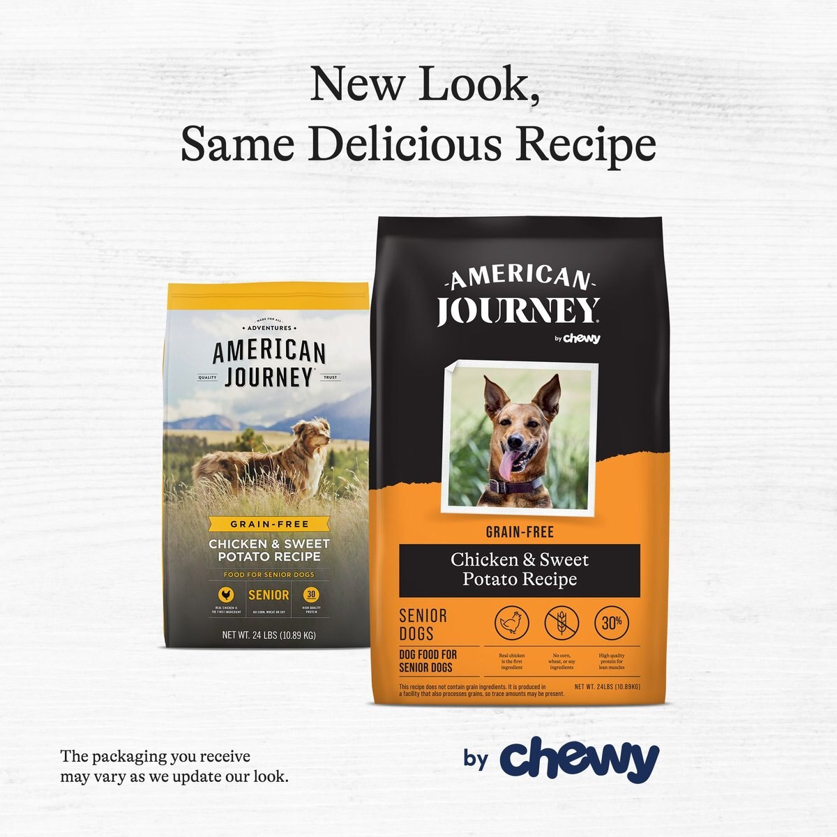 American Journey Senior Chicken and Sweet Potato Recipe Grain-Free  Dry Dog Food