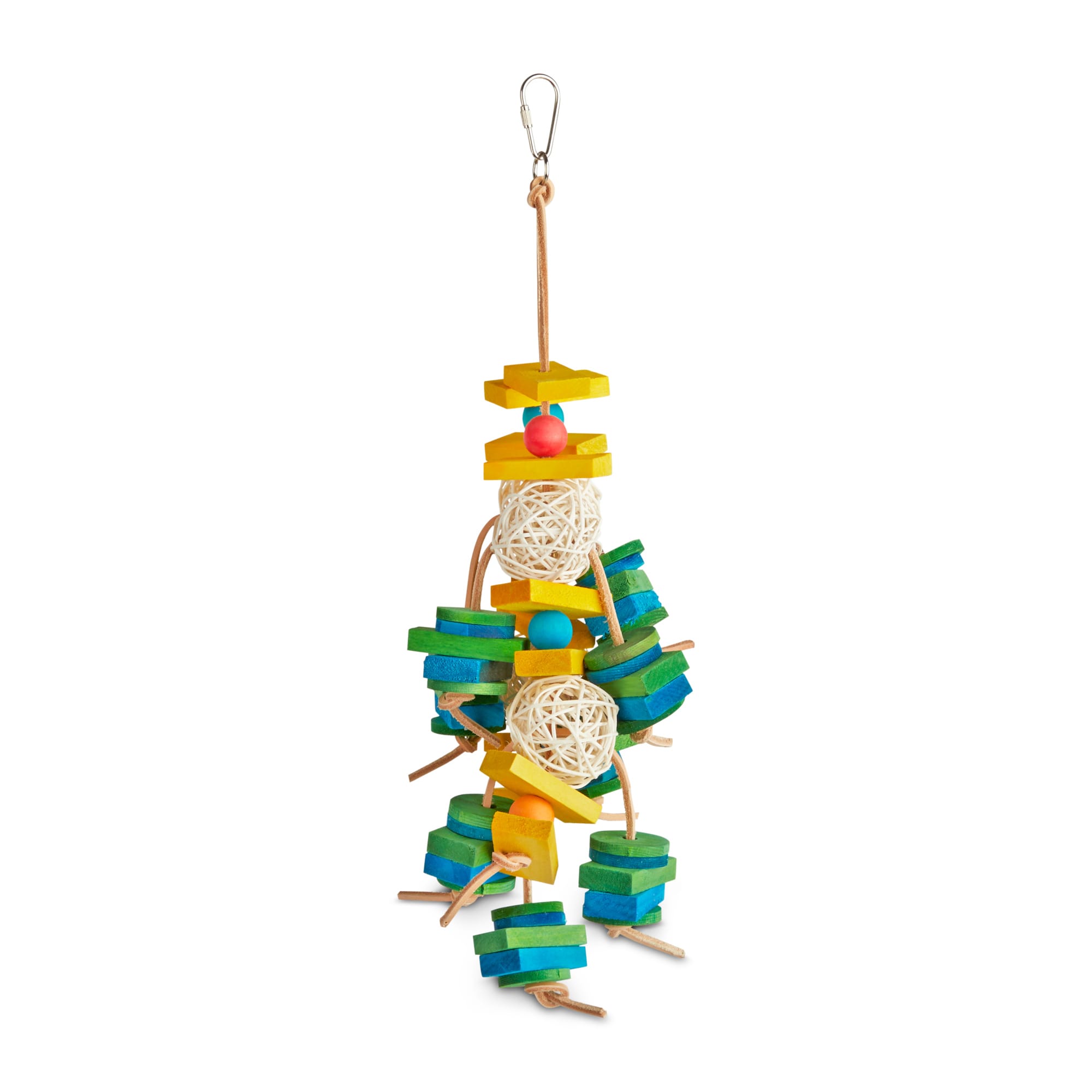 You  Me Jungle Cluster Chewing Bird Toy， Medium