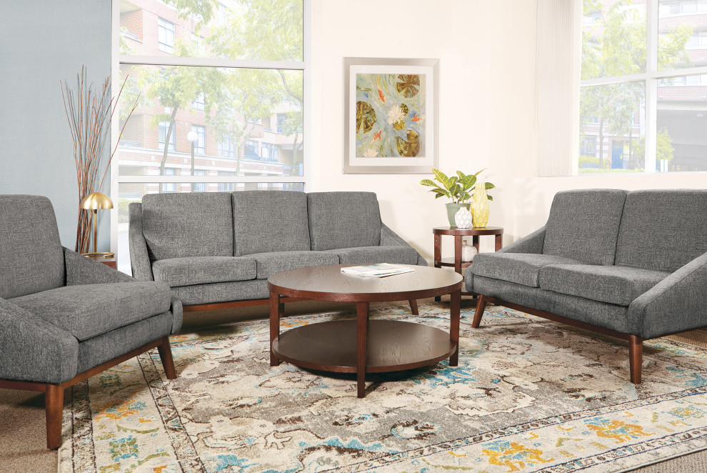 Mid Century Loveseat   Midcentury   Loveseats   by Office Star Products  Houzz