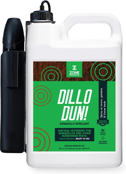 Zone Protects Dillo Dun! Armadillo Repellent Gallon Trigger Sprayer