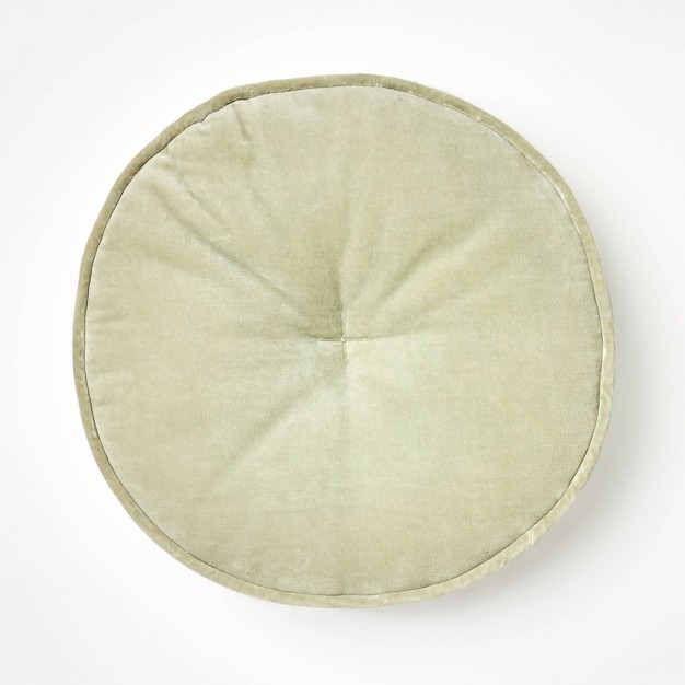 Velvet Round Throw Pillow Designed With Studio Mcgee