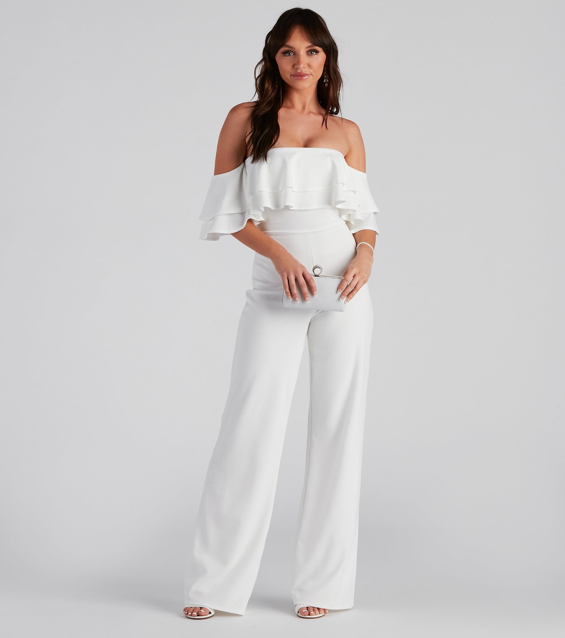 Iconic Elegance Off The Shoulder Jumpsuit