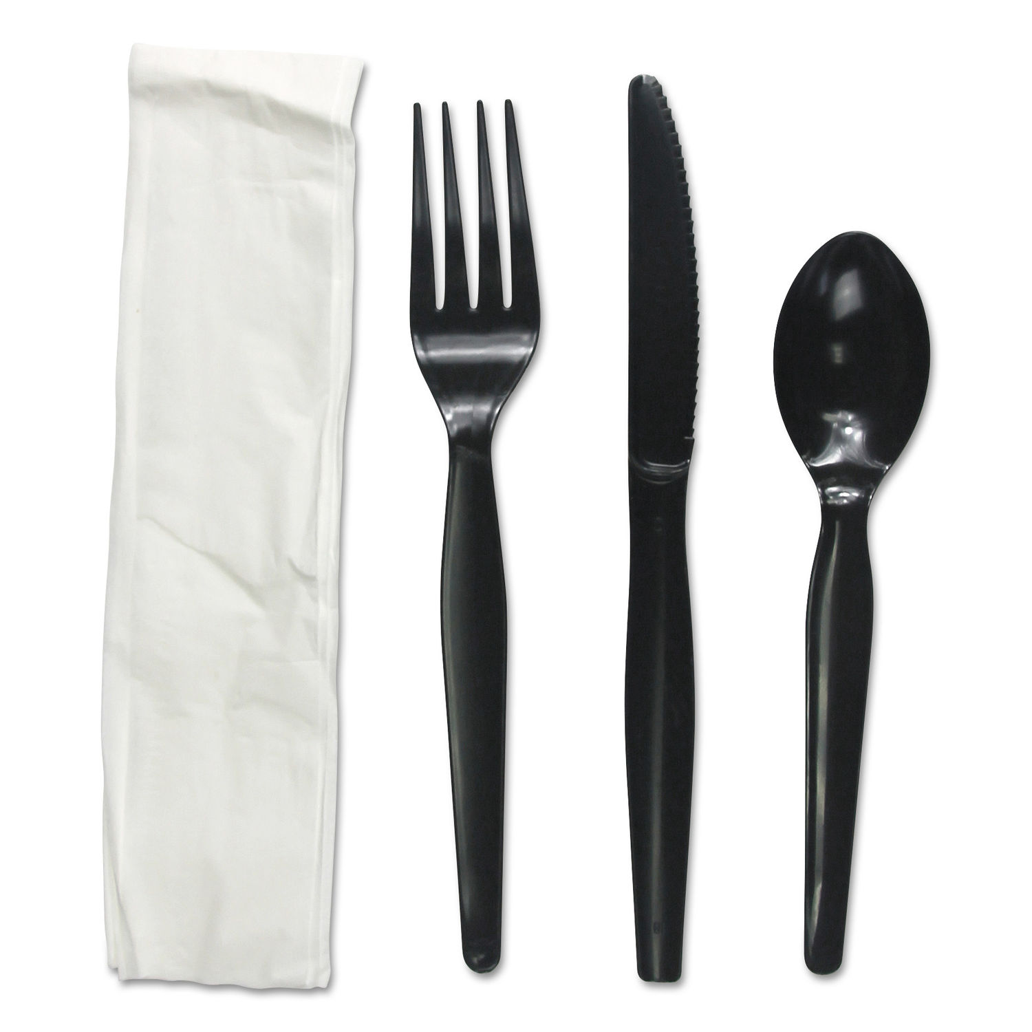 Four-Piece Cutlery Kit by Boardwalkandreg; BWKFKTNMWPSBLA