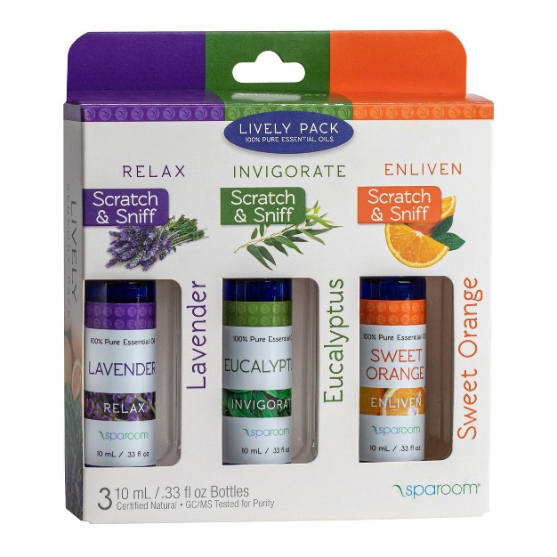 Lively Essential Oil 3pk 10ml Sparoom