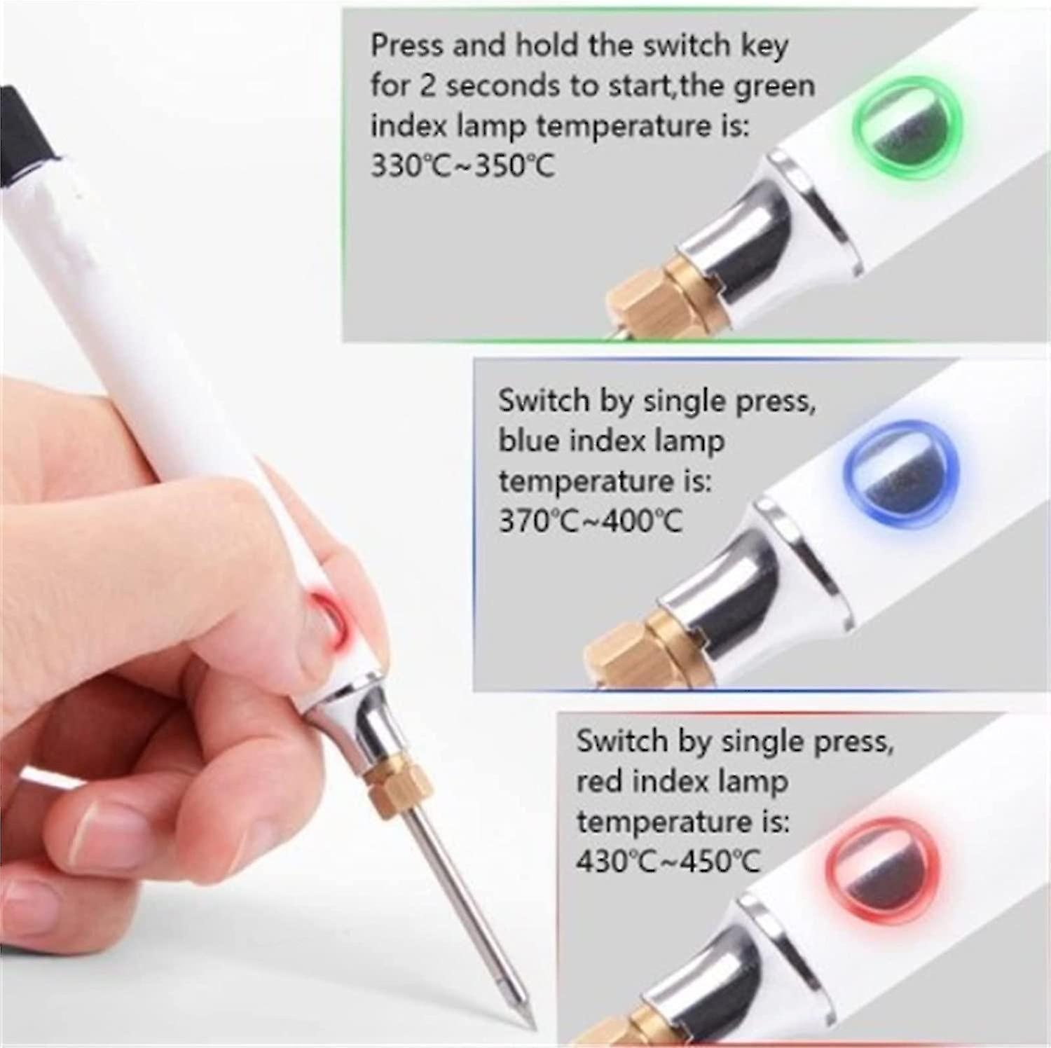 5v 8w Soldering Iron Kit， Usb Electric Soldering Iron Set-default