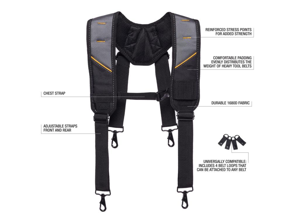 TOUGHBUILT Pro Padded Suspenders