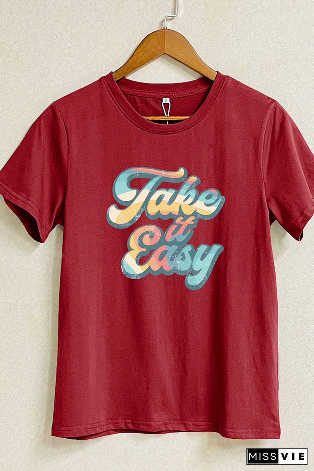 Take It Easy Graphic T-Shirt Wholesale