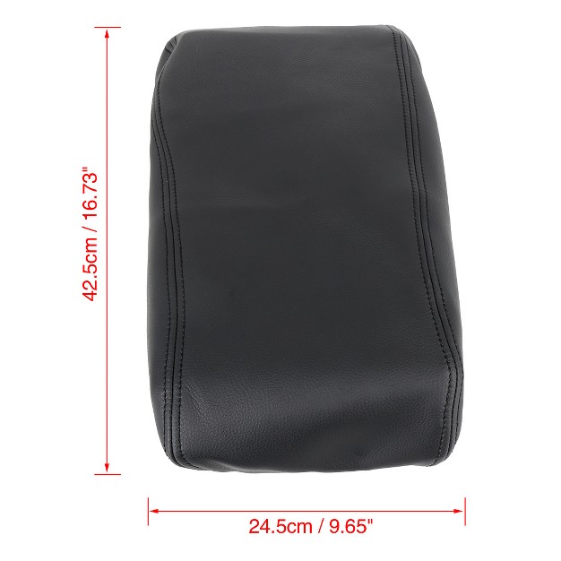 Unique Bargains Car Center Console Lid Armrest Seat Box Cover Protector Replacement Microfiber Leather For Jeep Grand Cherokee 2011 2020 Black