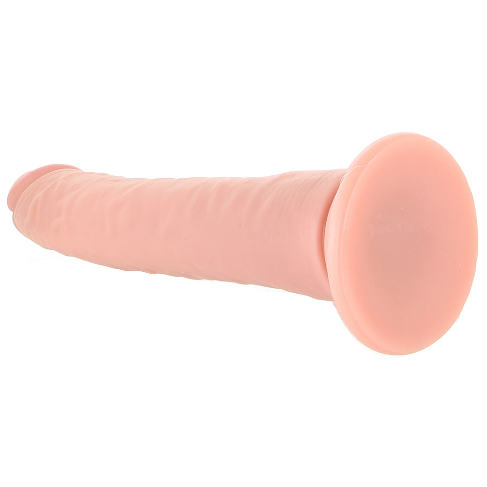 RealRock Slim 8 Inch Dildo in White