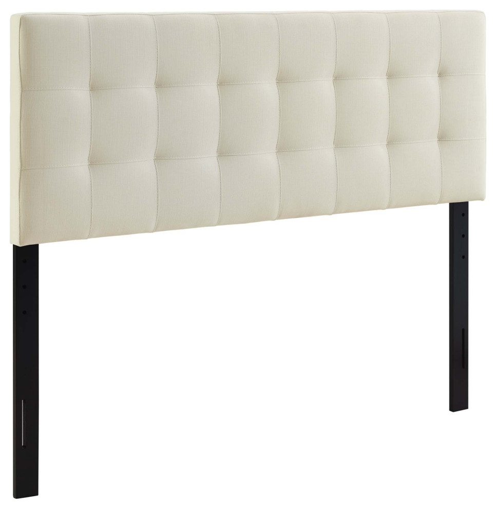 Lily Queen Upholstered Fabric Headboard   Transitional   Headboards   by Modway  Houzz