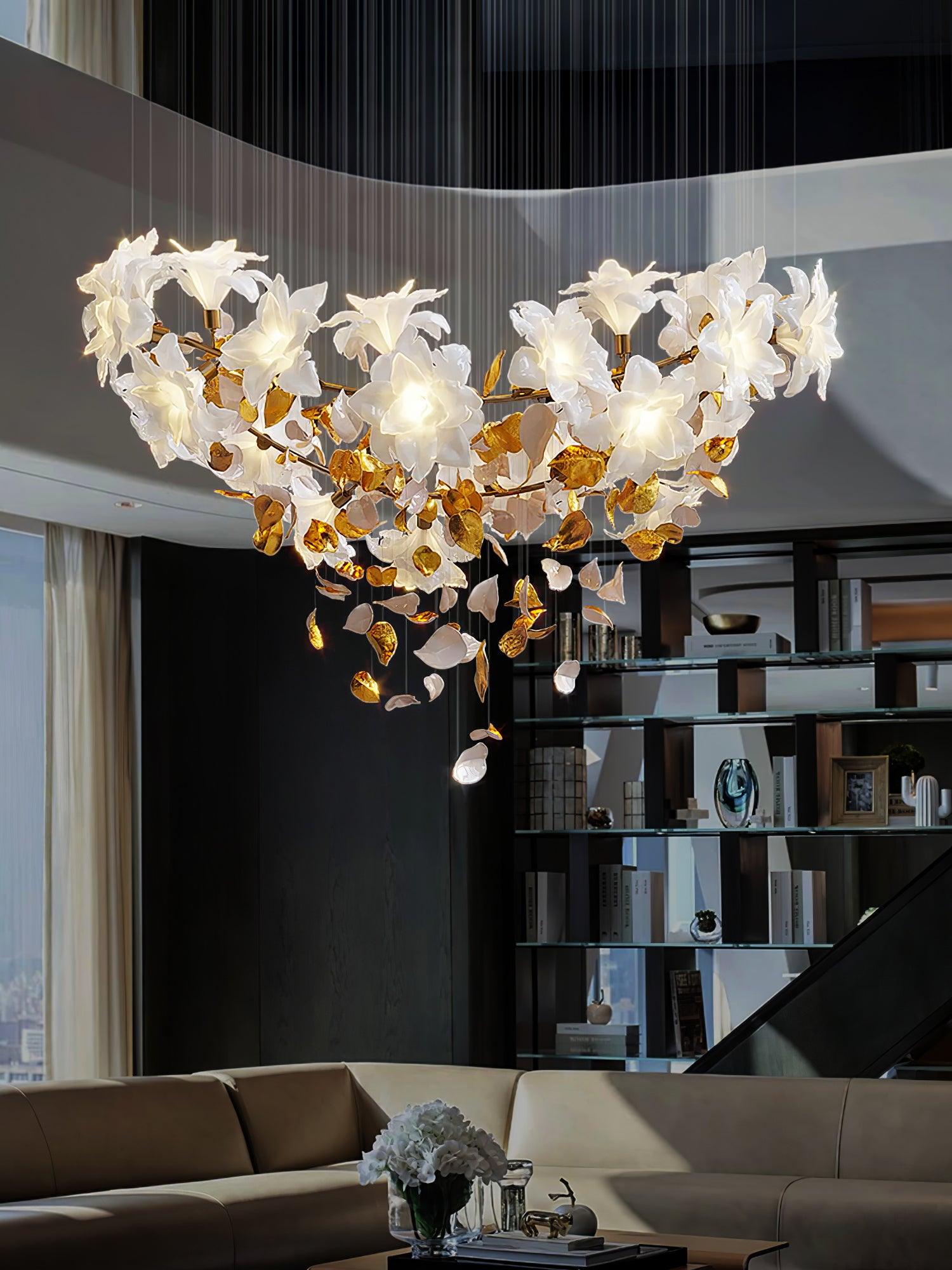 Flying Flowers Fluttering Chandelier