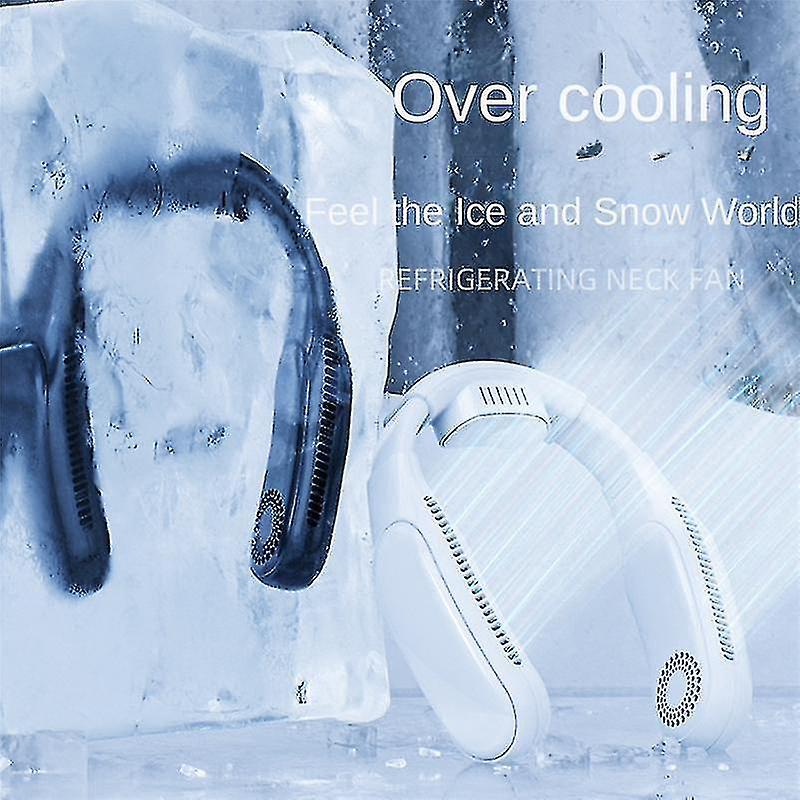 Hanging Neck Fan Mobile Air Conditioner Cooler Outdoor Portable Bladeless Fan Usb Rechargeable Neck