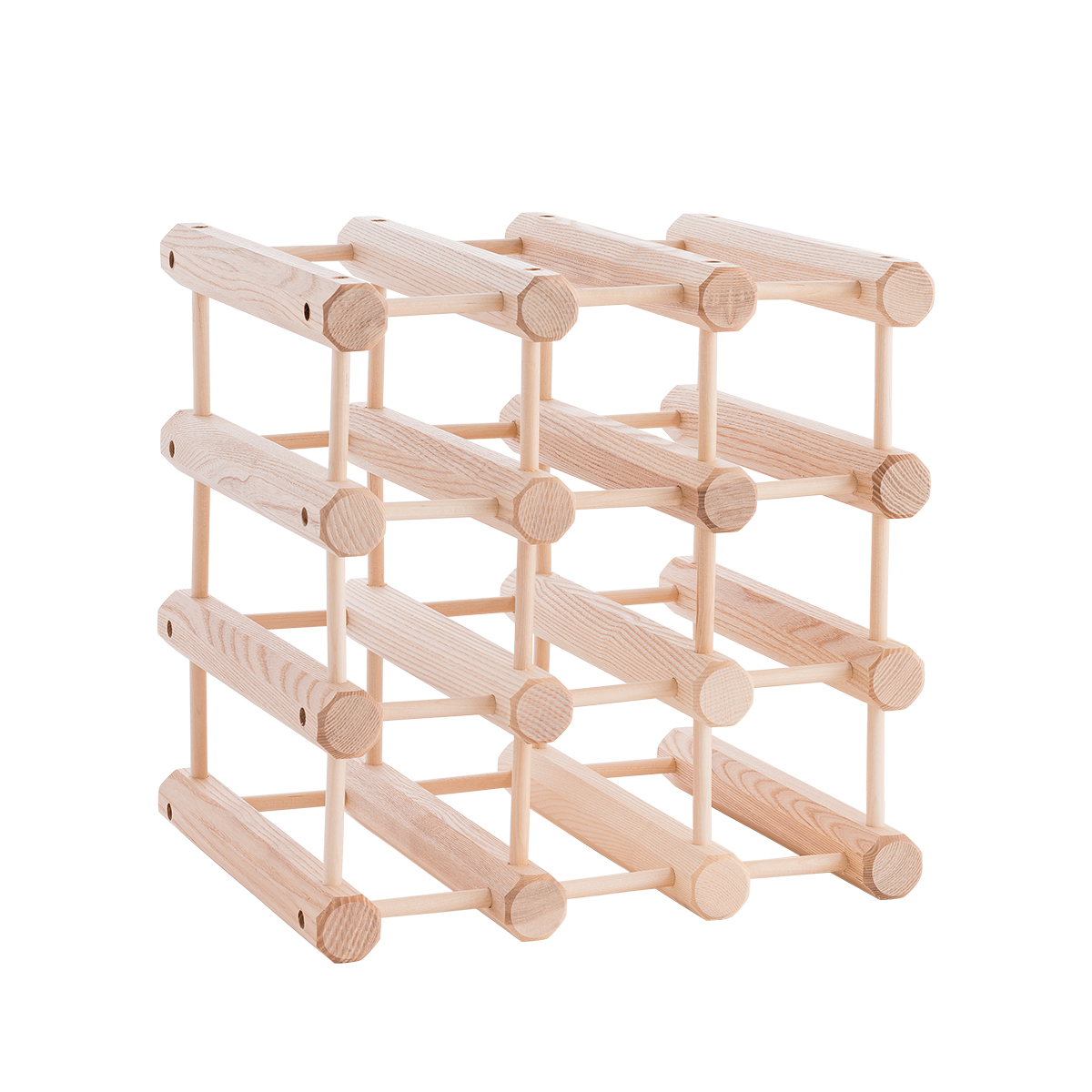 JK Adams Hardwood 12Bottle Wine Rack