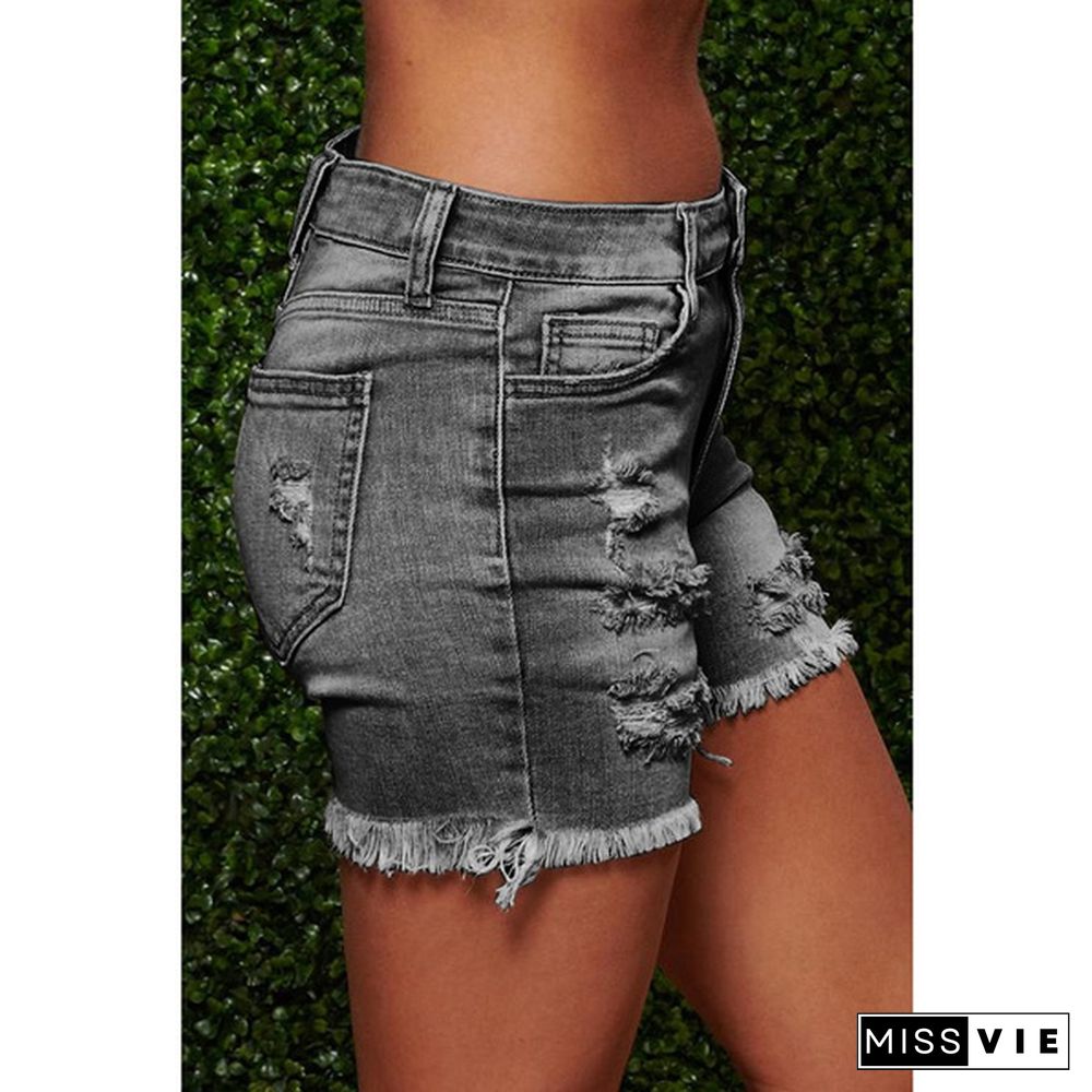 Summer Women Fashion Denim Pants Jeans Shorts Skinny Shorts Casual Short Jeans Pants 3 Colors Slim Fit S-3XL