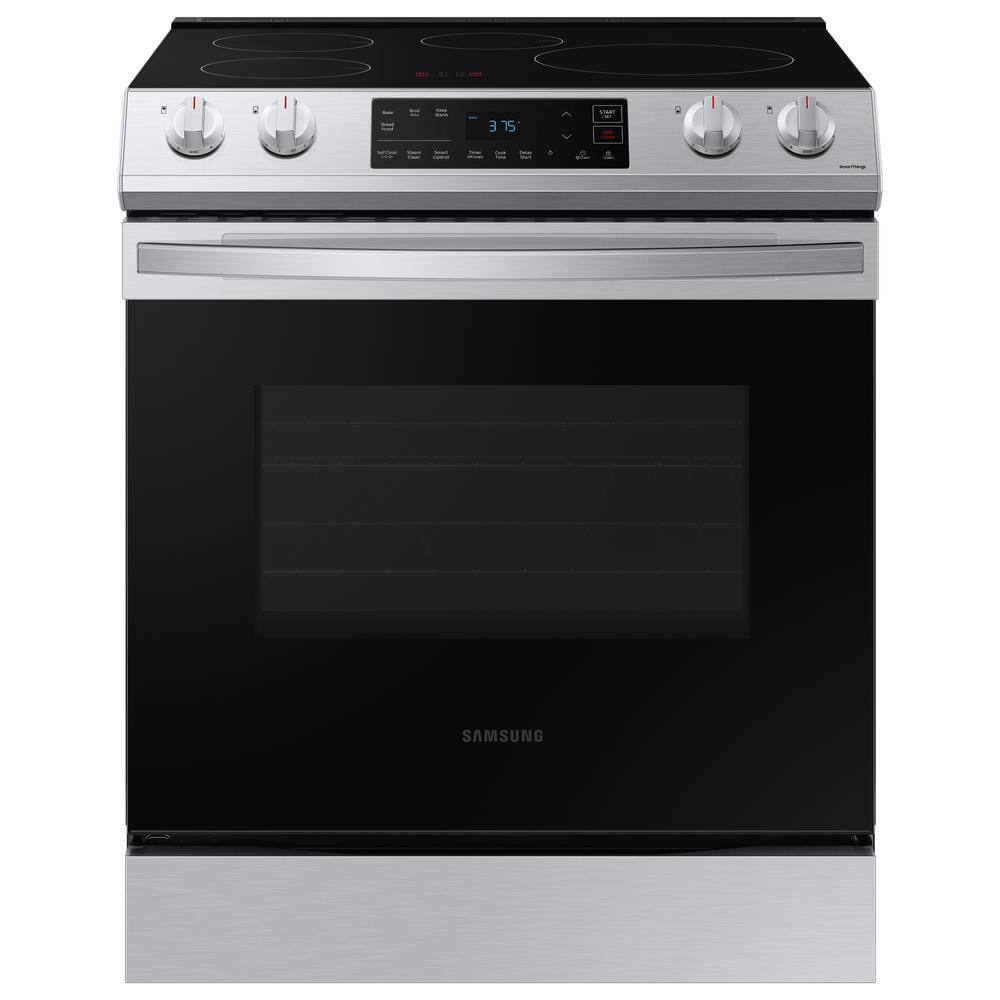  30 in. 6.3 cu. ft. Slide-In Induction Range with Self-Cleaning Oven in Stainless Steel NE63B8211SS