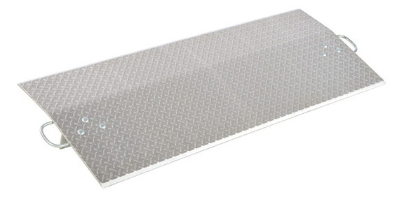 Vestil E 6024 aluminum econo dockplate 3/8 5.7k 60...