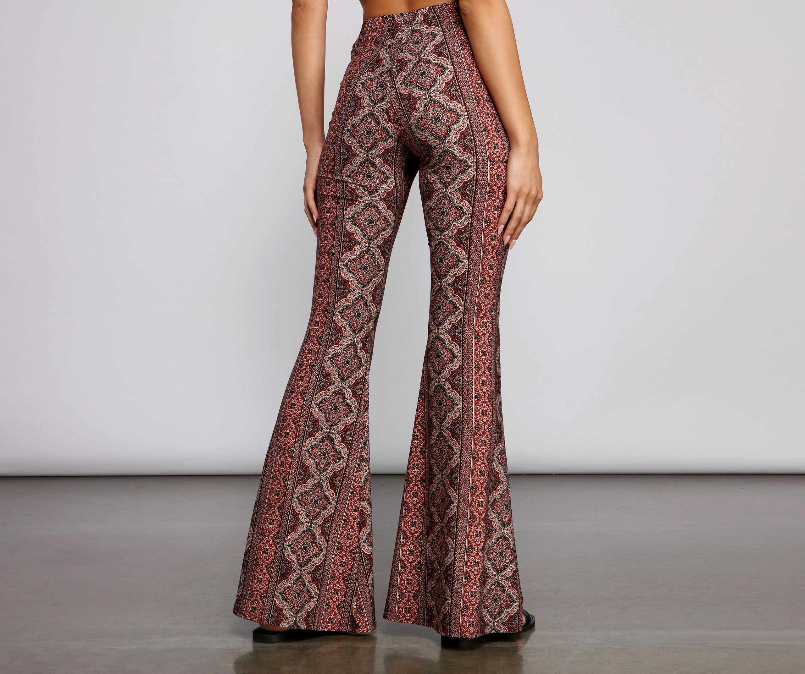 Bold Boho Vibes Flared Pants