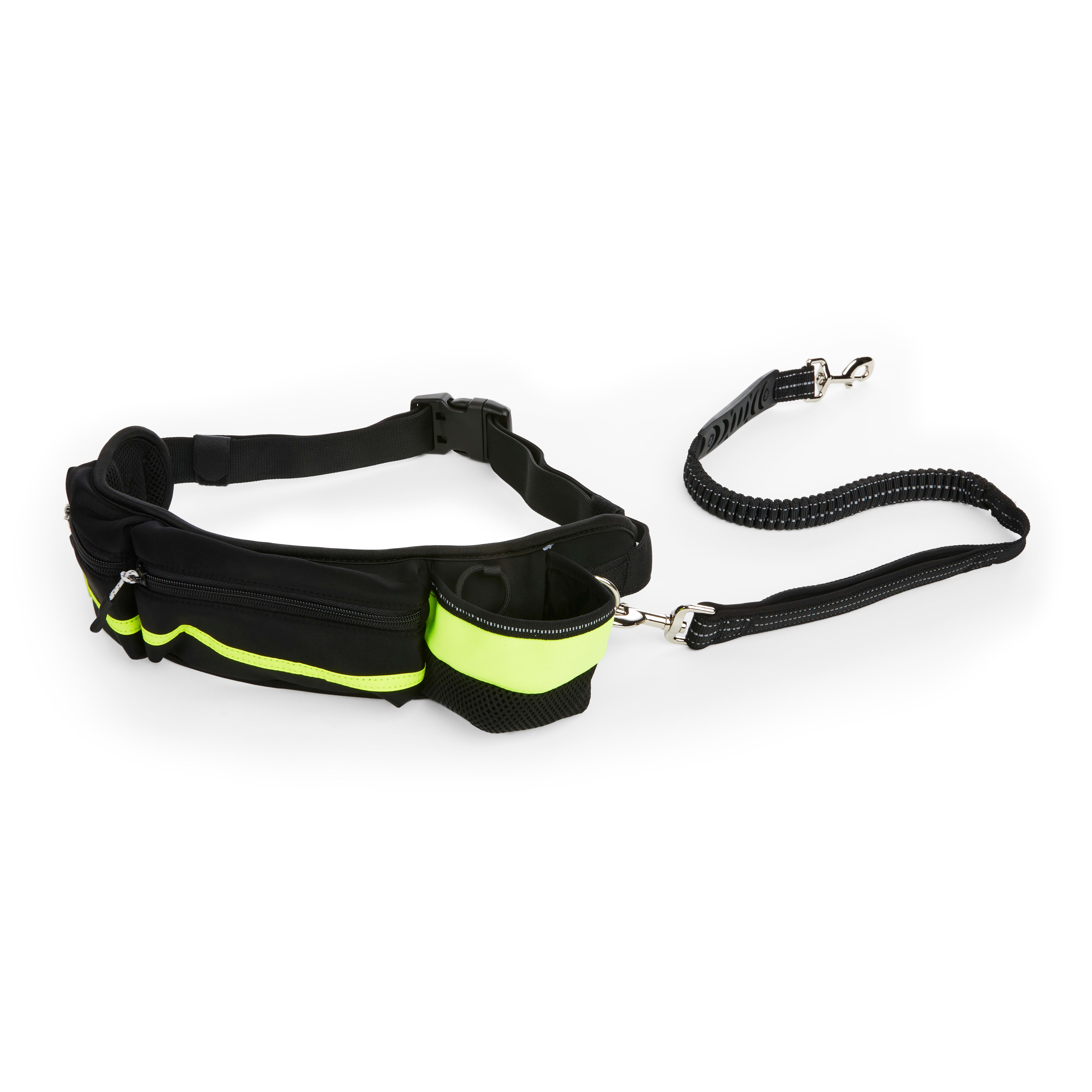 EveryYay Settin the Pace Yellow Running Belt  Leash Set for Dogs