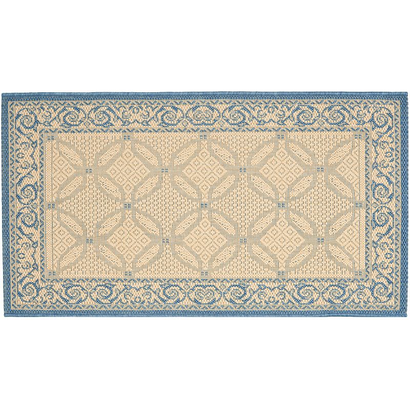 Safavieh Courtyard Framed Border Indoor Outdoor Rug