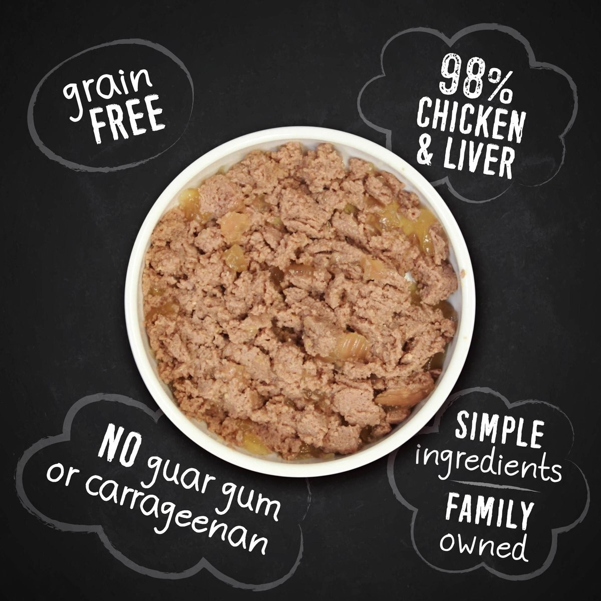 Hound and Gatos 98% Chicken and Liver Grain-Free Canned Dog Food