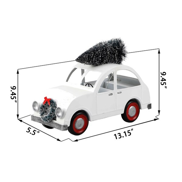 13L LED Tin Car w/ Tree