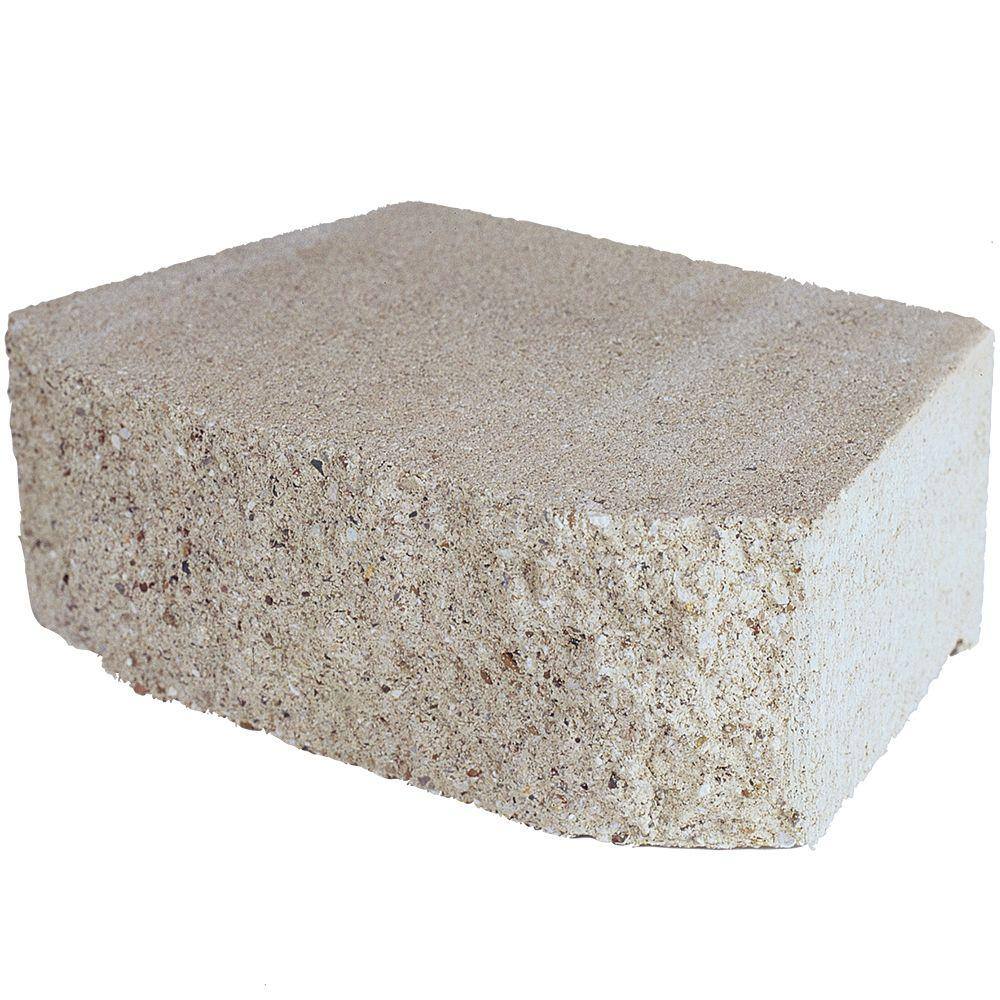 Pavestone 4 in. H x 11.63 in. W x 6.75 in. L Limestone Retaining Wall Block (144 Pieces 46.6 Sq. ft. Pallet) 81108